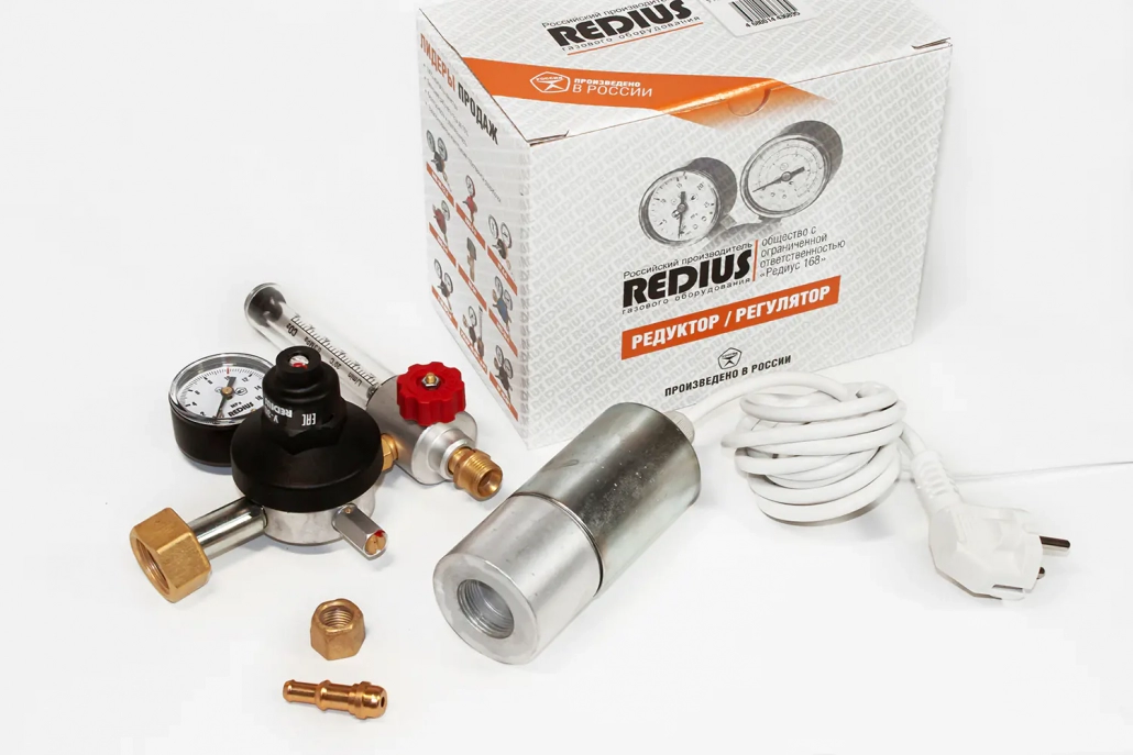 Регулятор расхода газа с подогревателем У-30-КР1П1-Р (220В) (redius 05313)