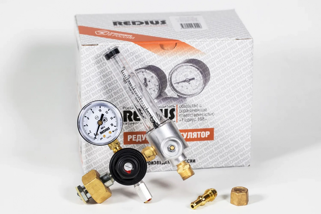 Регулятор расхода газа с ротаметром REDIUS У-30-КР1-м-Р1