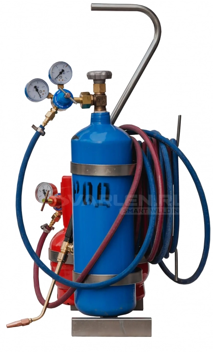 Небольшой газовый пропановый пост ПГУ-5П с металлической каркас-сумкой