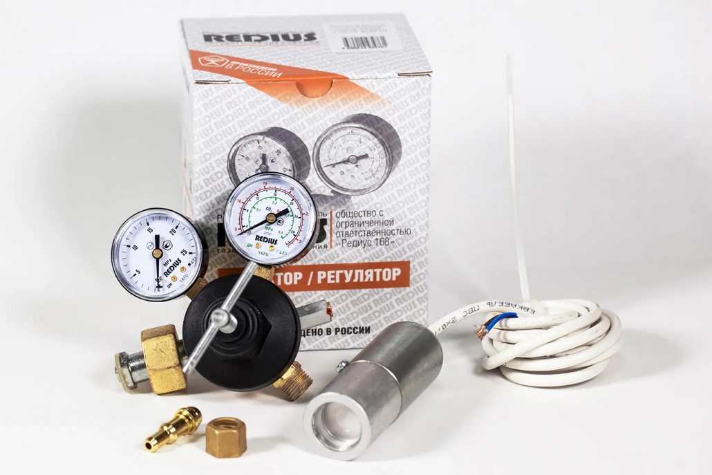 Регулятор расхода газа с подогревателем REDIUS У-30-АР-40-КР1П (36В) 05106