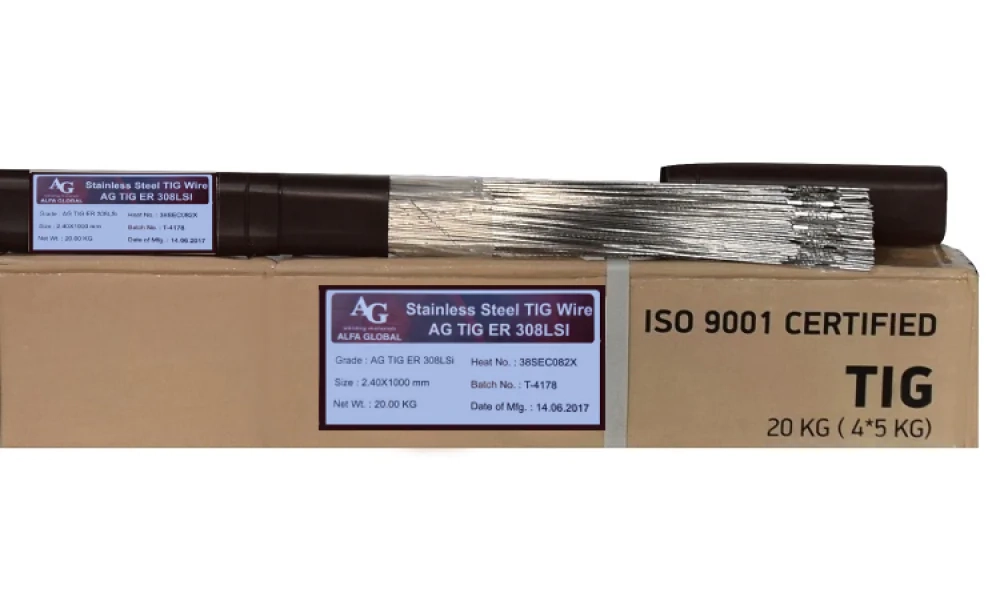 Нержавеющий пруток TIG ER-308LSi ∅ 2.4мм 5кг, AG