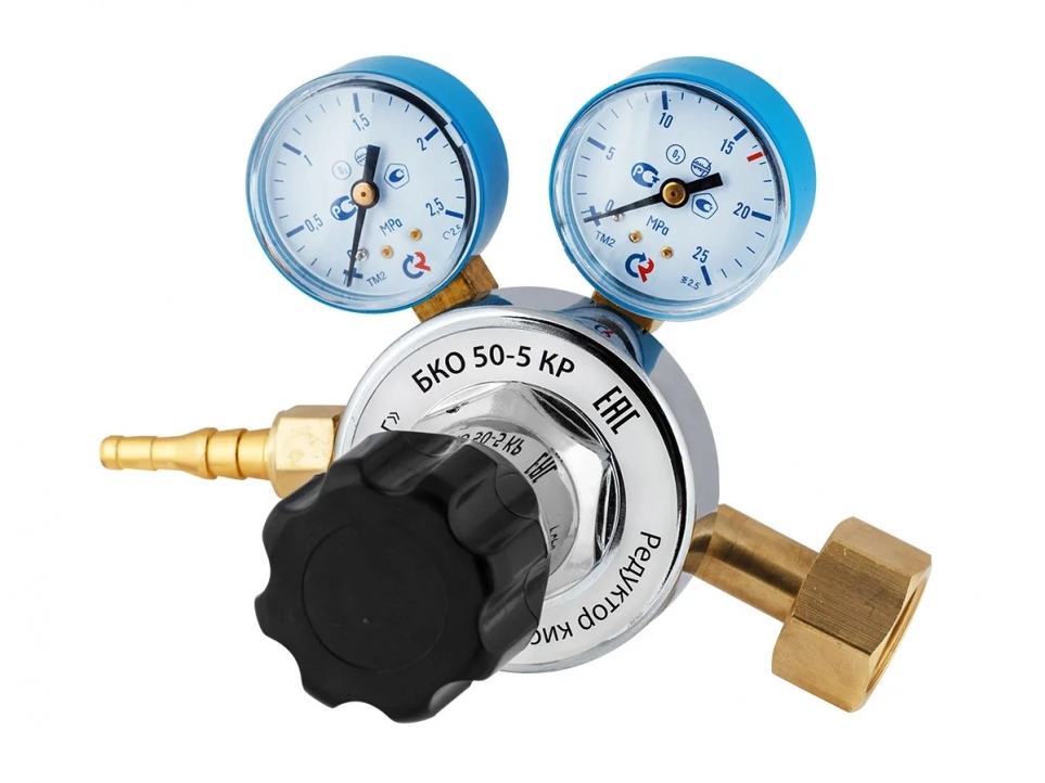 Редуктор крупногабаритный кислородный Сварог БКО 50-5 КР латунный