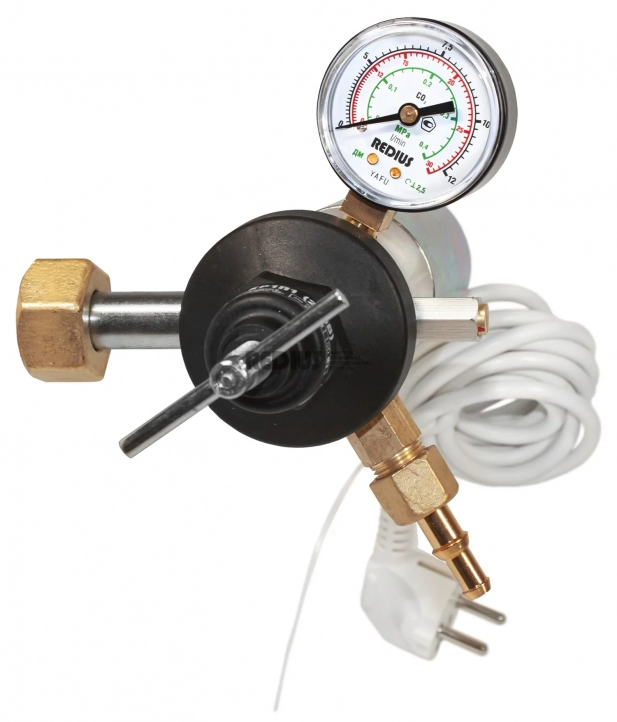 Регулятор расхода с подогревателем (углекислота) REDIUS У-30-КР1П1 (220В)