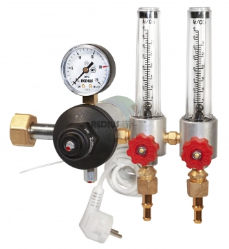 Регулятор расхода с ротаметрами и подогревателем газа REDIUS У-30/АР-40-КР1П1-Р2 (220В)