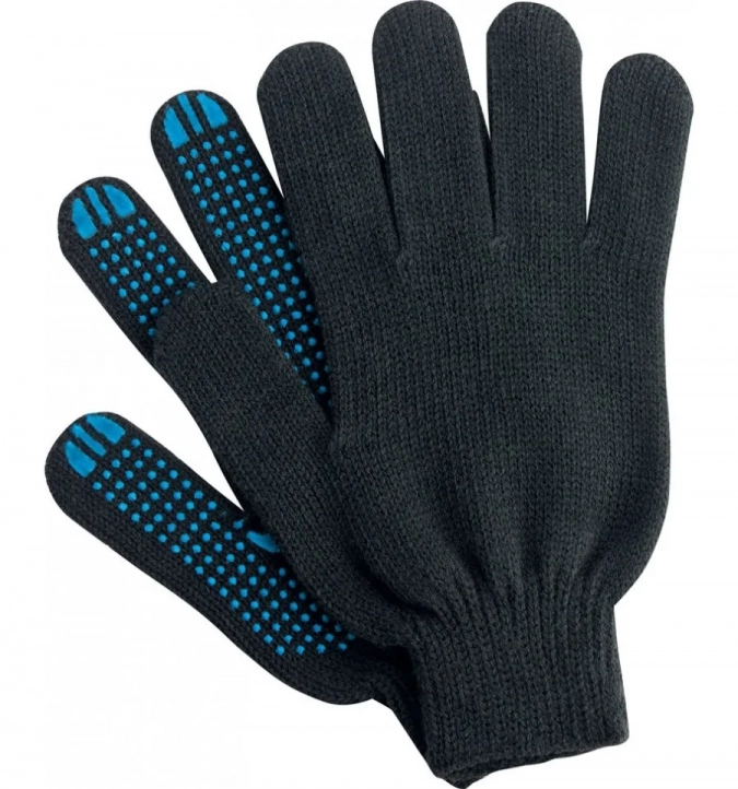 Перчатки защитные х/б с ПВХ покрытием класс "Люкс"