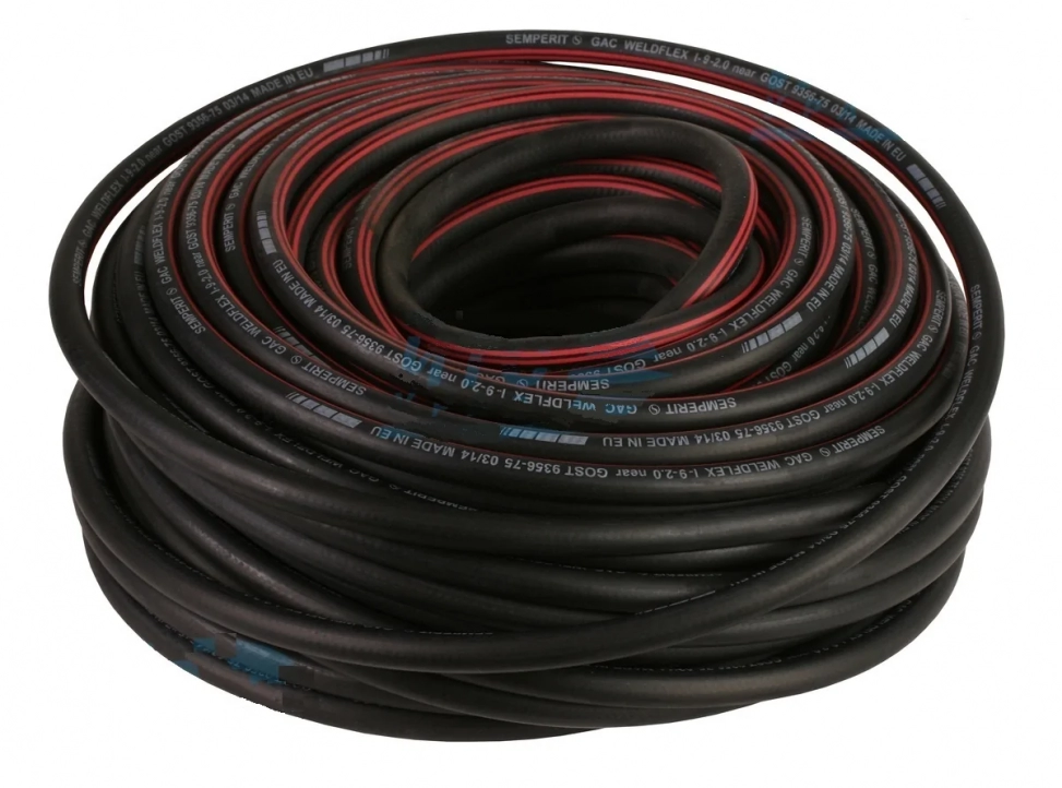 Рукав для горючего газа 9мм (50м-бухта/Россия)