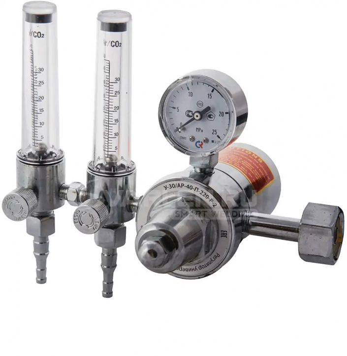 Качественный регулятор расхода газа Сварог У-30/АР-40-П-220-Р-2